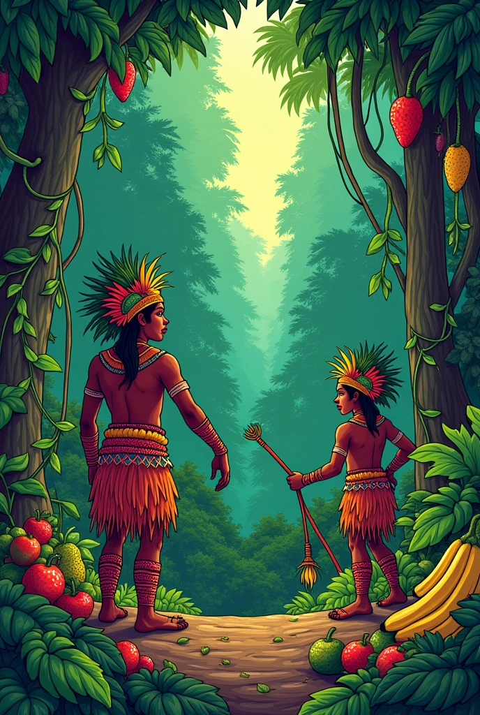 Image of Brazilian folklore 
