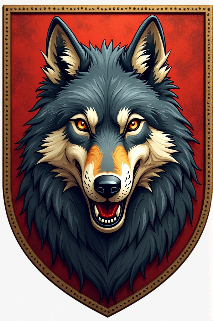 Coat of arms of a wolf