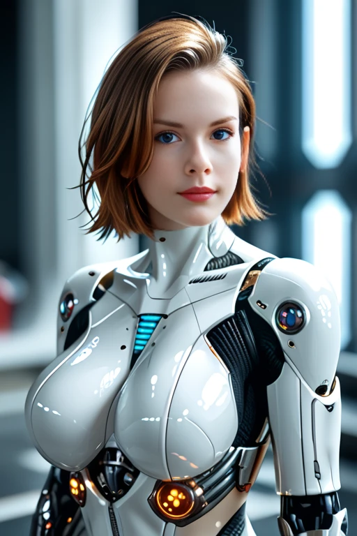 1 woman, robot, jewelry, stars, space,, sea, dim light, sunny weather, futurism, the world of the future, beautiful composition, (raw,score_8_up),photo, raw,realistic