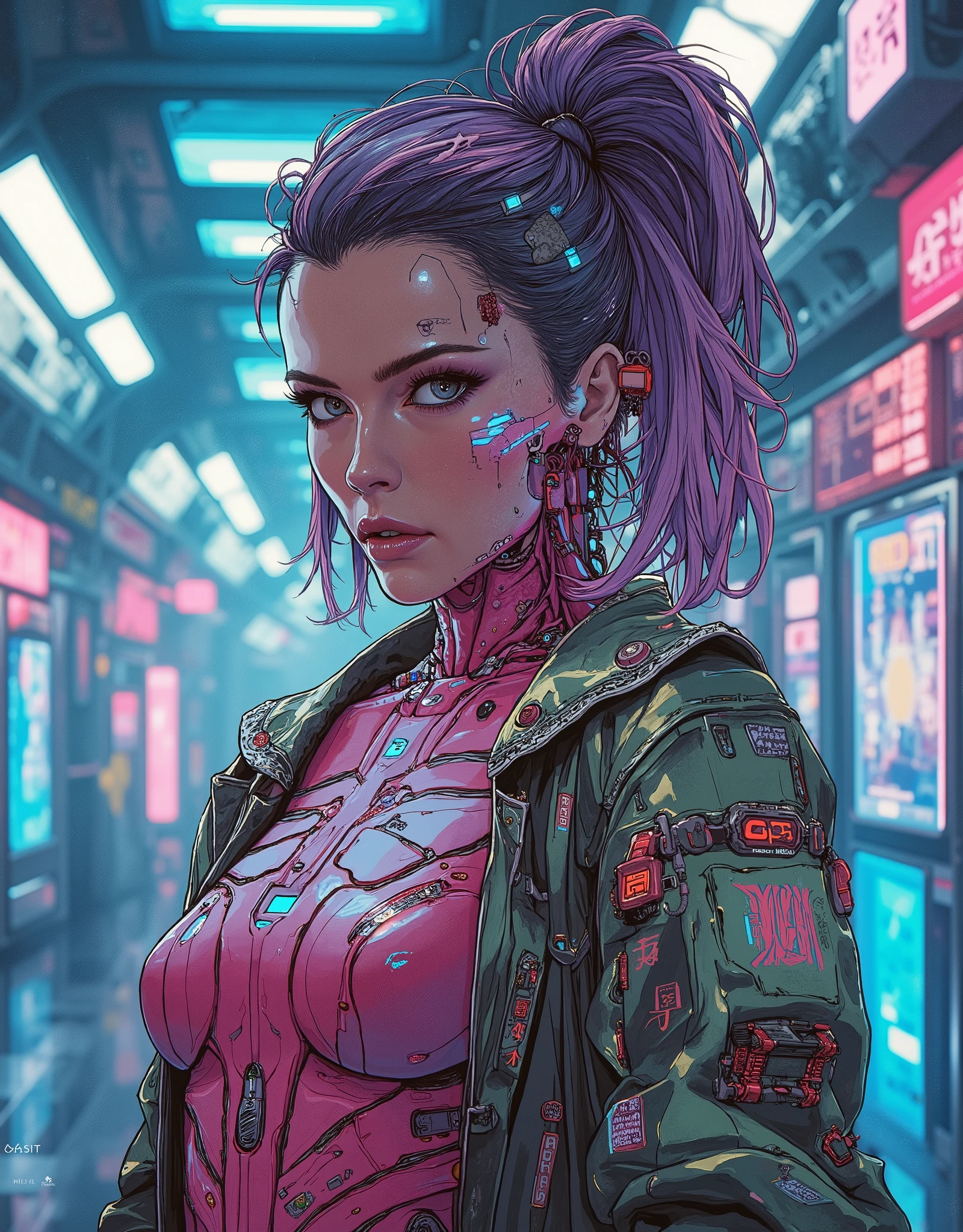 an ultra-photorealistic Super Beautiful ((Adriana Lima)) wearing only an ((blood_stained open sheer white silk_blouse)) and (((pink_underwear))) thin phisique with small , hanging out the window of a fast car reaching out with 1arm holding a gun, pointing gun at a police car with its red and blue police-lights shinning, hair flowing in wind, motion blur, sharp focus, wide angle, dramatic photo, cinematic render, photorealistic, ambient lighting, cinematic lighting, back lighting, soft lighting, reflective surfaces, indirect lighting, 3DMM, high res, 8K photo, highly_detailed face, highly_detailed hands, highly_detailed eye, by Mironishin_Story, ((wavy_hair)), Cyborgdiffusion, ((robot arm)), tattoos, cyberpunk, neon, modelshoot style, (extremely detailed CG unity 8k wallpaper), photo of the most beautiful artwork in the world, professional photorealistic picture, NIKON, Antonio Moro, trending on ArtStation, Intricate, High Detail, Sharp focus, dramatic, photorealistic, (chased by police cars:1.2), (detailed eyes:1.2), ((shooting gun:1.4)), (perfect eyes), soft color, deep shadows, dark shadows, best shadows, realistic shadows, realistic colors, realistic skin tones, realistic skin texture, realistic hair,