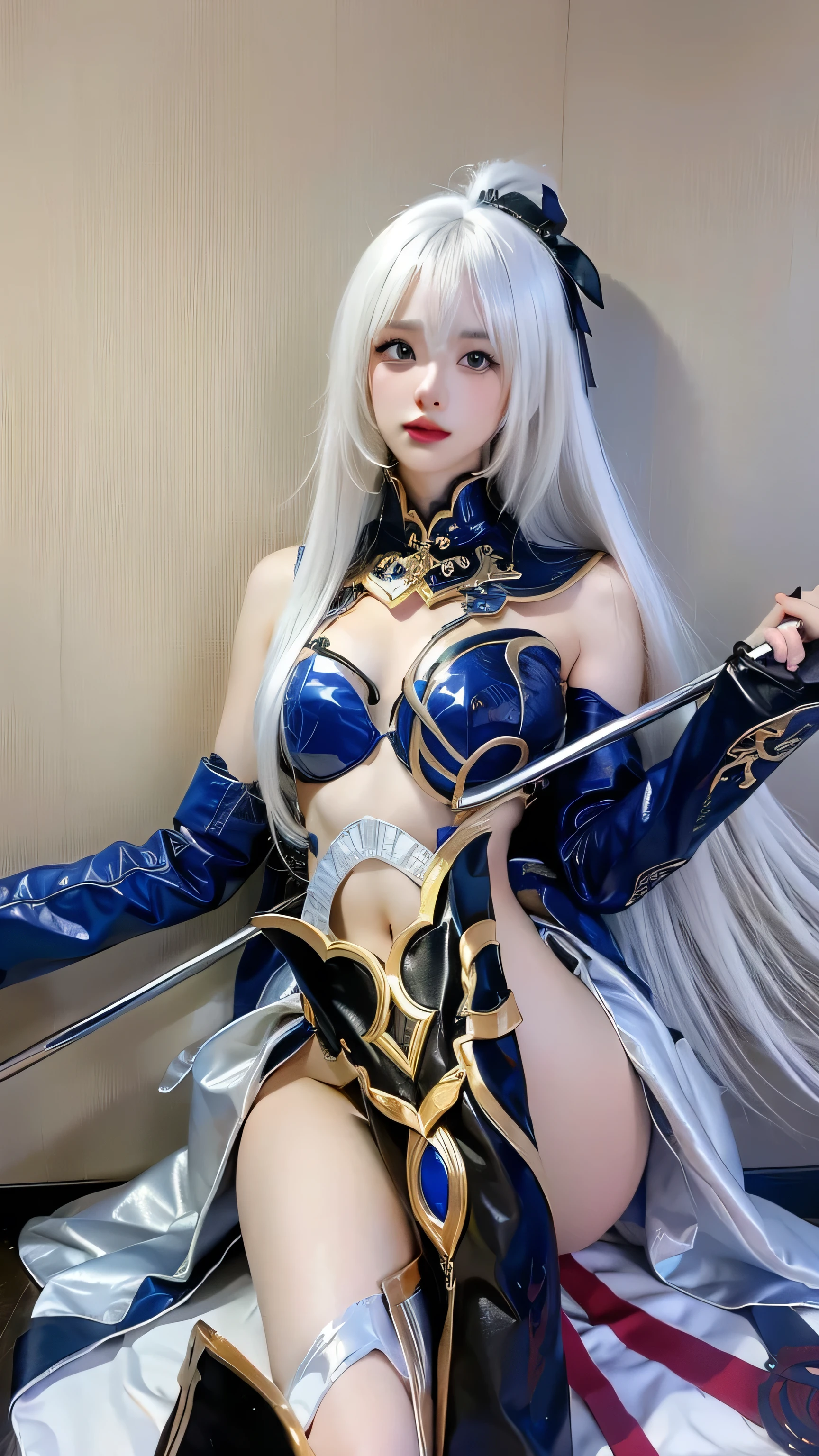 (best quality), (masterpiece), (Ultra-high resolution), (Clear face), （Reality： 1.4）, (perfect lighting),(photorealistic:1.30), anime wallpaper, Guviz style artwork , fantasy cover up to magic , by Yang J, Guviz, beautiful artwork illustration, beautiful digital artwork, beautiful digital illustration, Li Song, beautiful anime portrait, art style at Beauvot,illustration, ethereal and beautiful, highly detailed, CG, unity, 8k wallpaper, Amazing, fine detail, official art, highly detailed CG unity 8k wallpaper,absurd, extremely absurd, large file size, highly detailed , high resolution, very detailed,beautiful girl with details, very detailed eyes and face, beautiful detailed eyes,light on the face,cinematic lighting, 1girl, solo, looking at viewer, Lips wear thick red lipstick,