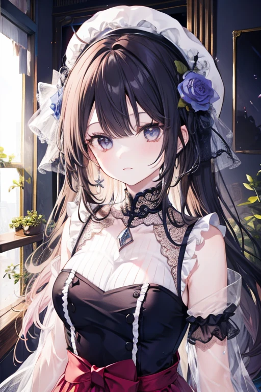 masterpiece, best quality, ultra-detailed, illustration, portrait, 1girl