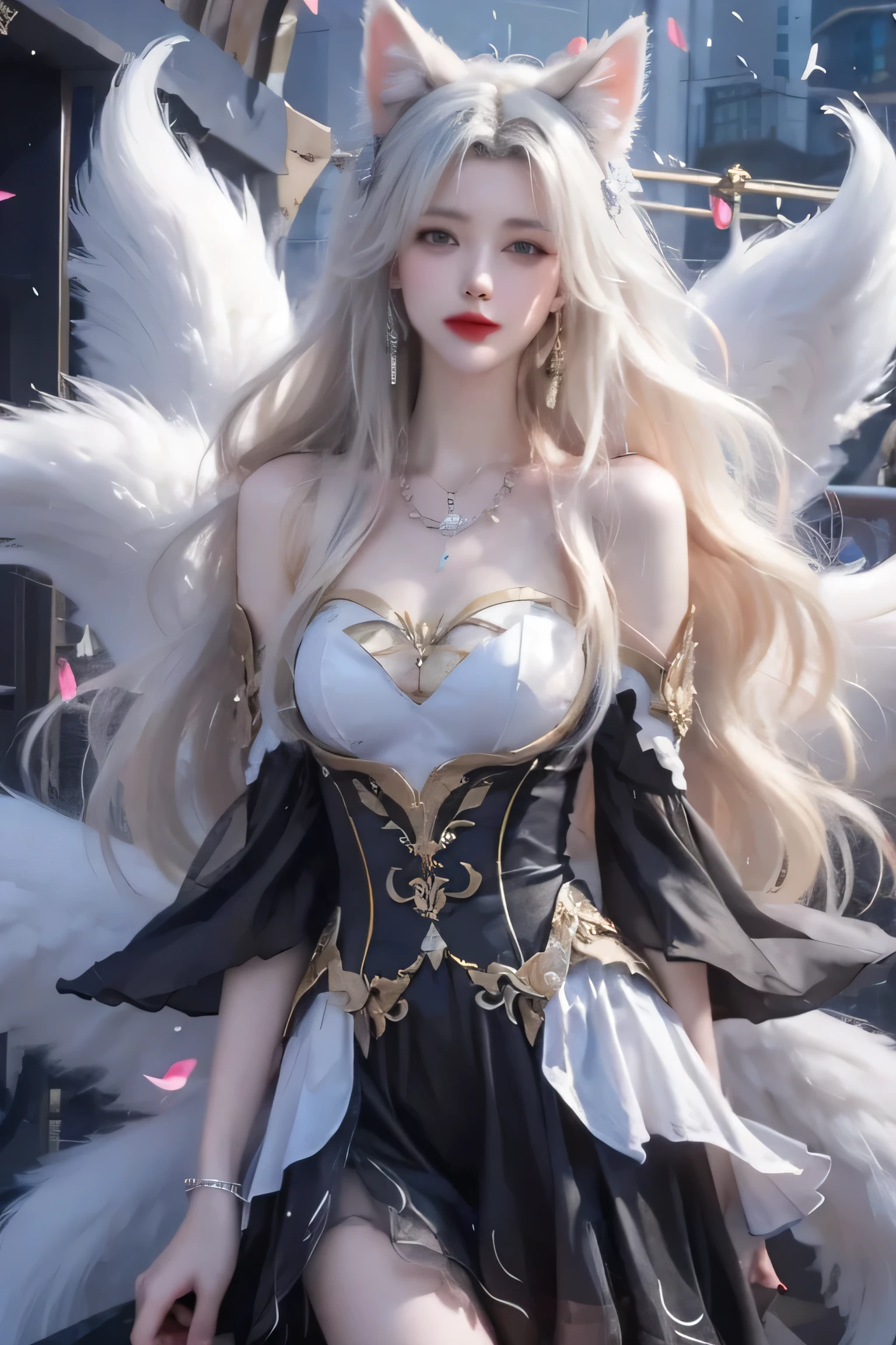 (best quality), (masterpiece), (Ultra-high resolution), (Clear face), （Reality： 1.4）, (perfect lighting),(photorealistic:1.30), anime wallpaper, Guviz style artwork , fantasy cover up to magic , by Yang J, Guviz, beautiful artwork illustration, beautiful digital artwork, beautiful digital illustration, Li Song, beautiful anime portrait, art style at Beauvot,illustration, ethereal and beautiful, highly detailed, CG, unity, 8k wallpaper, Amazing, fine detail, official art, highly detailed CG unity 8k wallpaper,absurd, extremely absurd, large file size, highly detailed , high resolution, very detailed,beautiful girl with details, very detailed eyes and face, beautiful detailed eyes,light on the face,cinematic lighting, 1girl, solo, looking at viewer, Lips wear thick red lipstick,