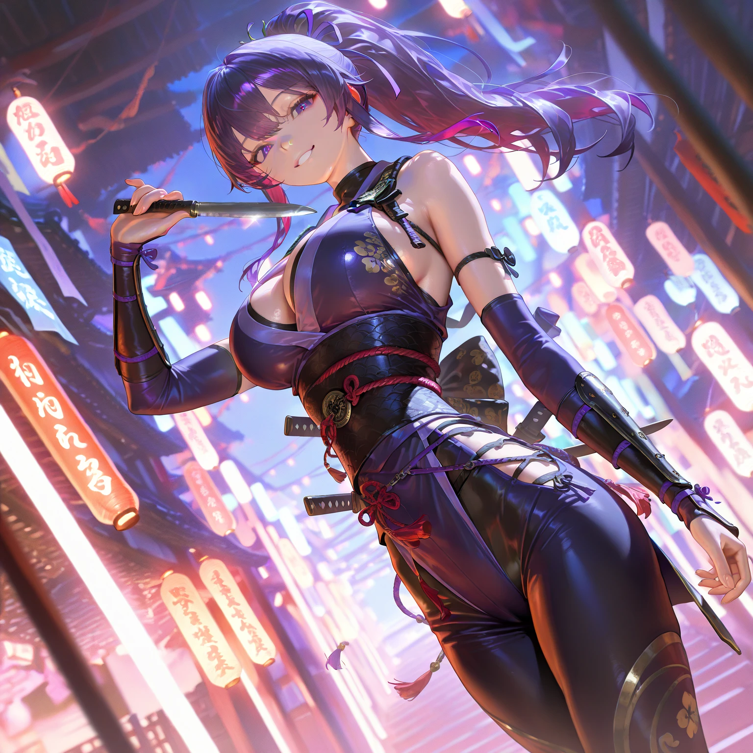 Rubber, Corset, Red Collar, ((Top Quality, Masterpiece: 1.3)), Beautiful Woman with Perfect Figure: 1.1, Glamorous Figure, Overflowing Breasts, Tightly Squeezed Waist, (Seductive Buttocks), Wet Body: 1.5, Very Detailed Face and Skin Texture, Detailed Eyes, (photorealistic:1.4), bokeh, from below,epic realistic,