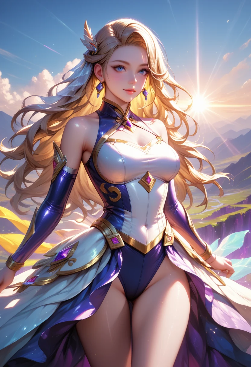 (((masterpiece))),16K,best quality, illustration, Earth, water,fire,Wind,space,1 girl,blond,Beautiful mecha,shining armor,eagle helmet,pretty face,scarf,paper_cut,NSFW