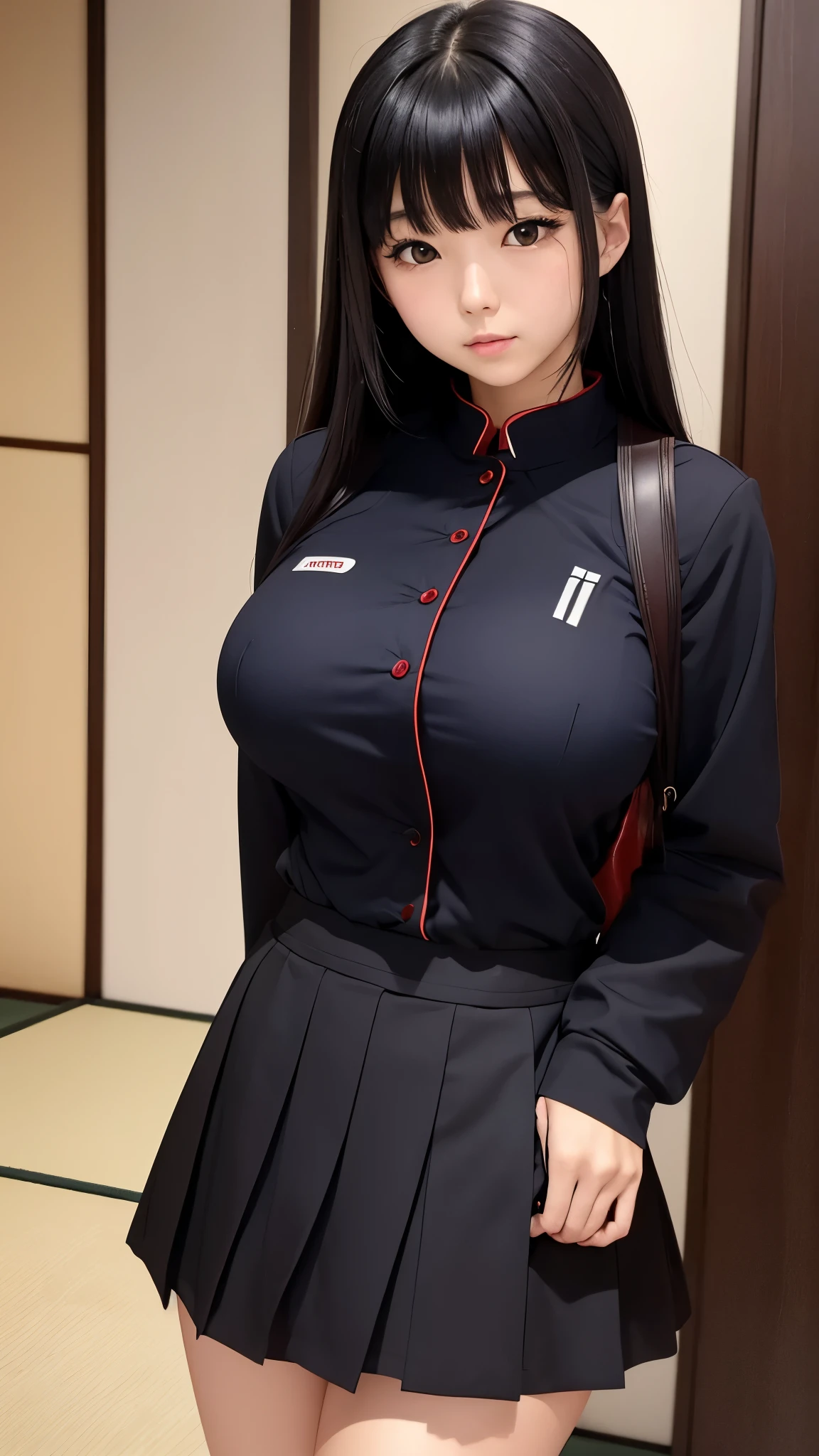 Japanese high school，（too big：1.8），Big breasts sagging，catch，