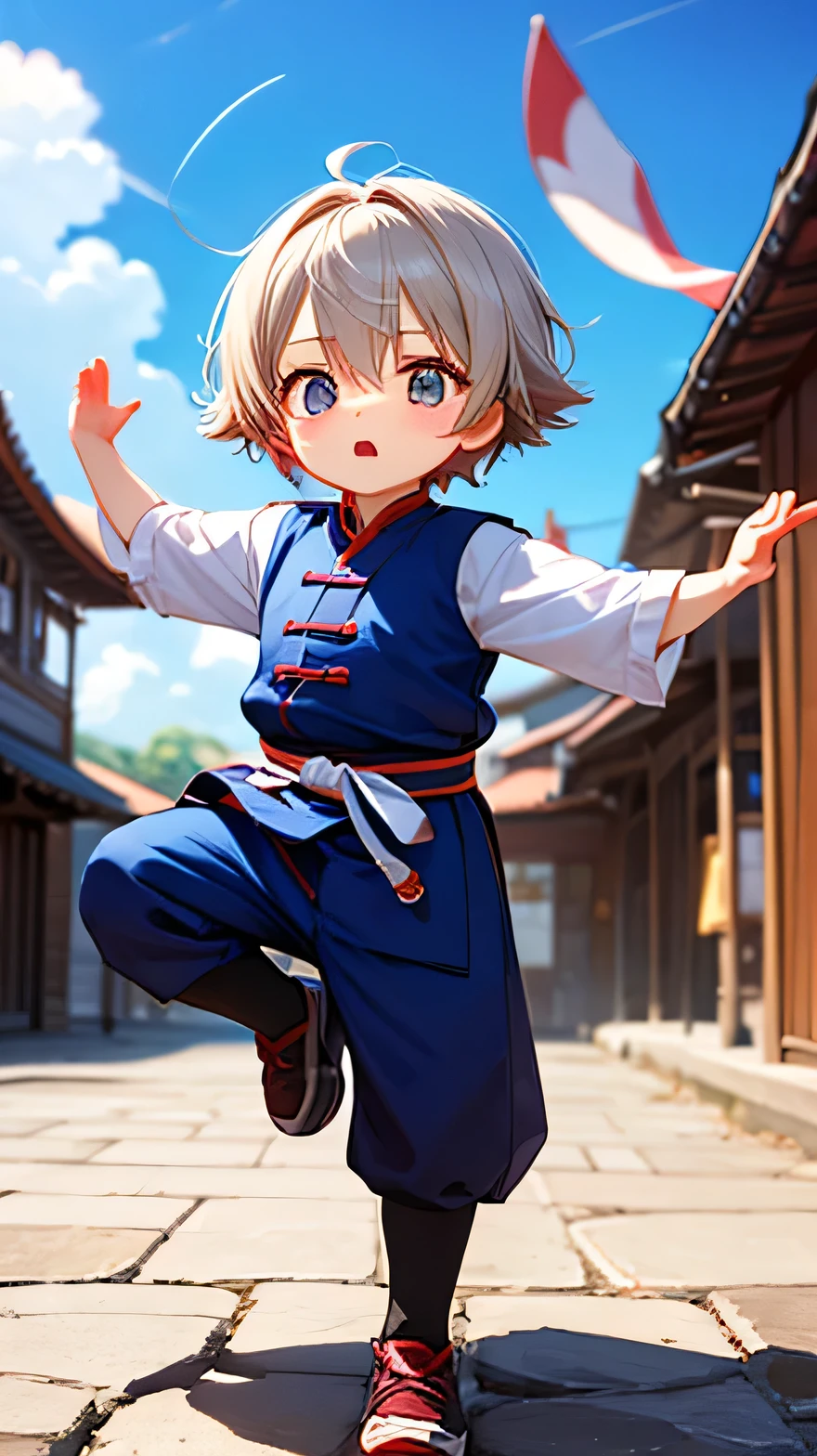 Shota　Kung Fu Clothing　 cute
