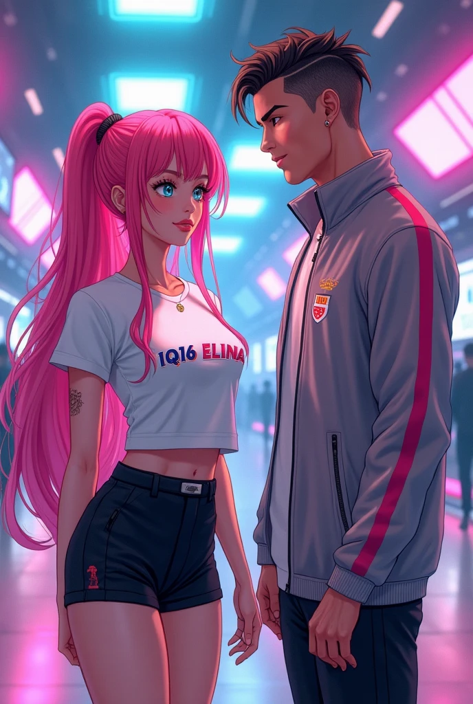 Cartoon girl and boy on Instagram