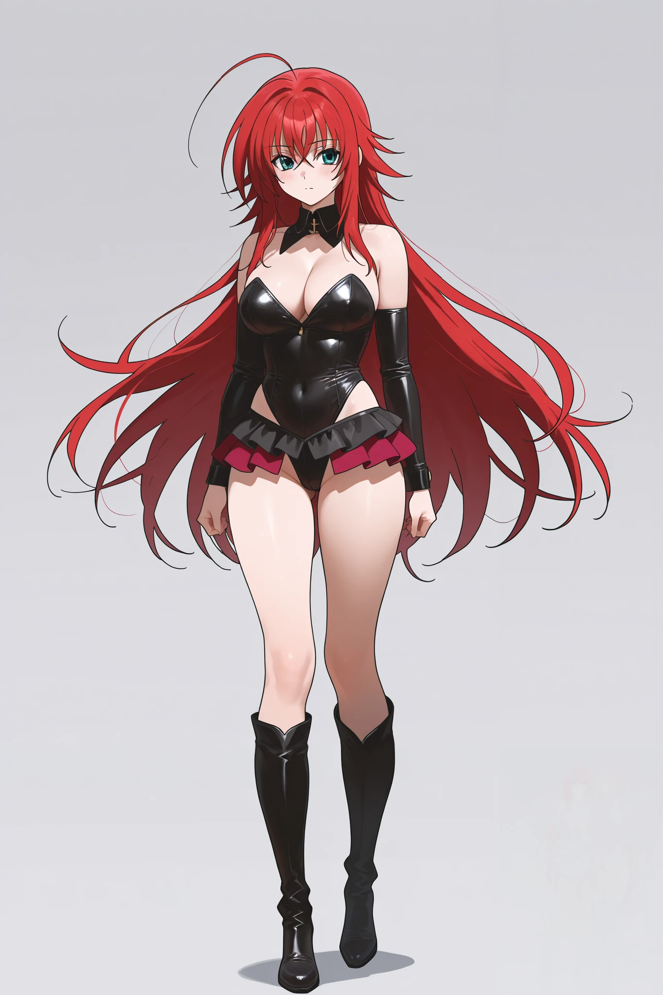 Scarlet Castlevania, (Scarlet Castlevania), tenebrosa, standing alone, ray tracing, 3D style, 3dmm, ((3 poses per photo)), ((3 poses in each photo)), fully body,(from front view),(Rear view), (view on the left), blackstockings, Tear at the waist,(((3 poses per photo))),((symetry)) ,((ultra realistic skin)),(minimalist details),((large open dress with v-cuts)),(((dress with spikes))),(((slits between the legs))),(((well-defined groin))),(drawn curve),(((necklines))),(((thick and beautiful legs))),(((big boobies))),((large neckline over the breasts))