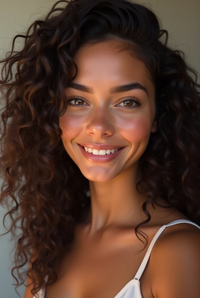 Fluffy hair, big eyes,cute smile, tall,sexy, detailed, extremely detailed, great resolution, 8k, 4k, uhd, ray tracing, beautiful effects, image of (full body)