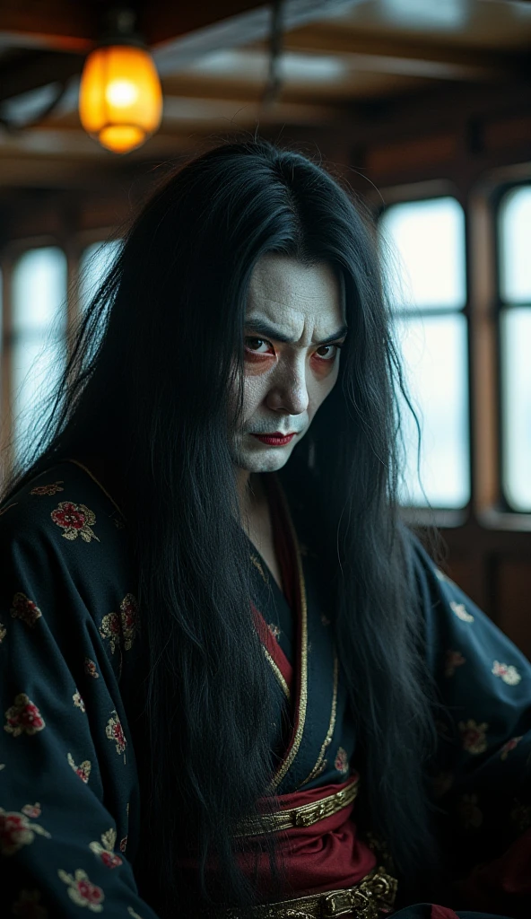 Visual Elements**: A split image – one half showing a serene, beautiful woman in traditional Japanese attire, and the other half revealing the gruesome slit-mouthed face.
- **Text Overlay**: "Urban Legend: Kuchisake-onna"
- **Background**: A blurred urban street scene at night, enhancing the contrast between beauty and horror.
- **Color Scheme**: Muted colors for the serene half and dark, ominous tones for the horror half.