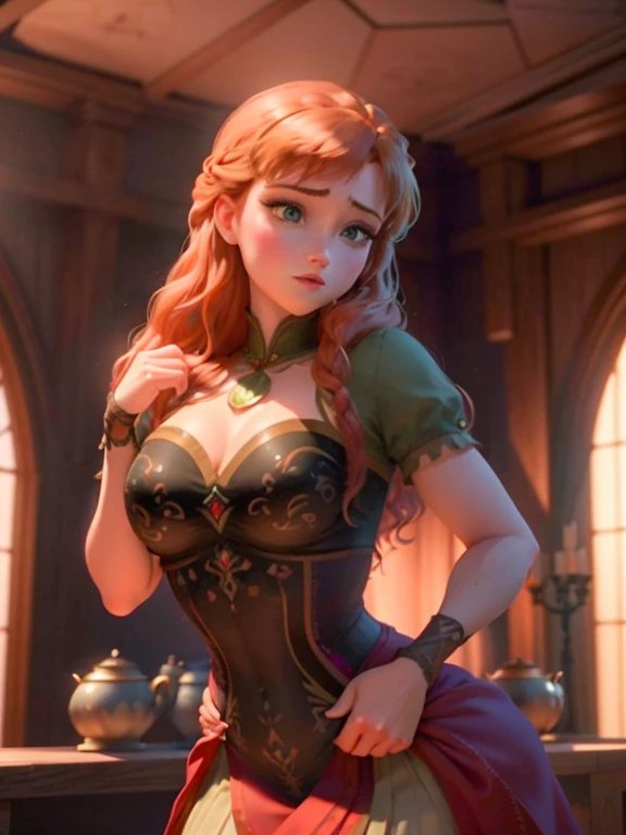 Busty college girl Ana de Arendelle