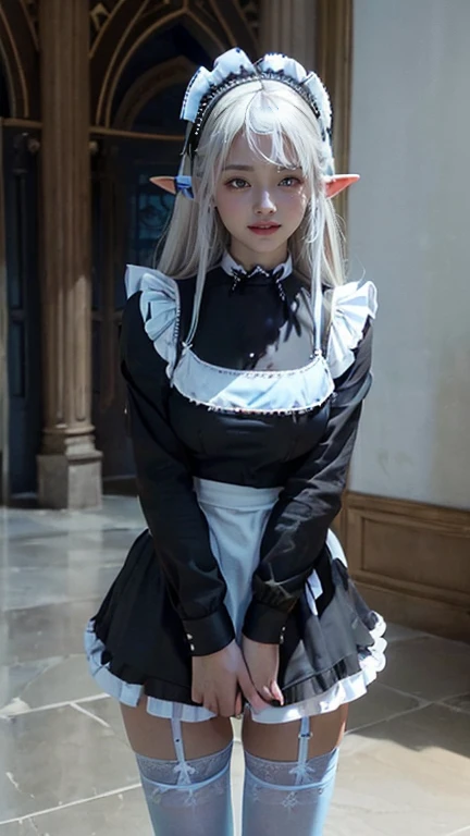 Scandinavian beautiful girl 16 years old、A slender、Wear the German national costume Diandré
