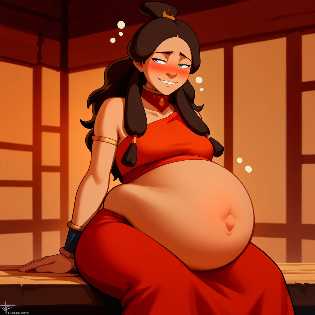 njtsubasa,1girl,solo,black hair,night,blush stickers,long hair,ponytail,bangs,,blunt bangs,bow,masterpiece, expensive quality, very_expensive_solve, big_file size, full color,(completely nude:1.2),pussy,niplles,vaginal sex,(lol kid),
