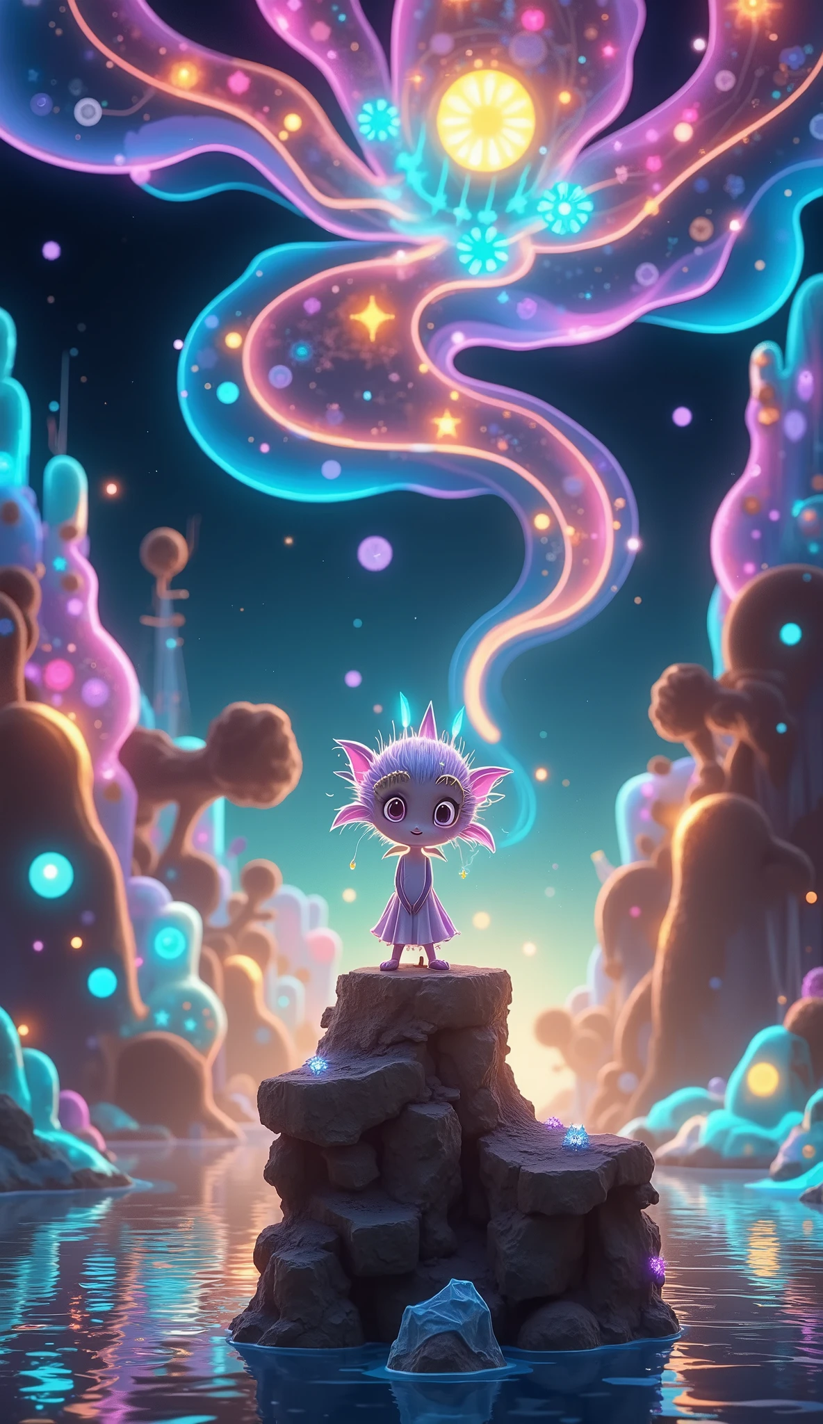 transparency world, convert everything to transparent illumination art, glow line art, super clean, ultimate clear, soft sharpness, fully transparent glow, with transparency applied to everything, Seamless harmony, Stained Glass Effect, a magical transparency land never seen before, 