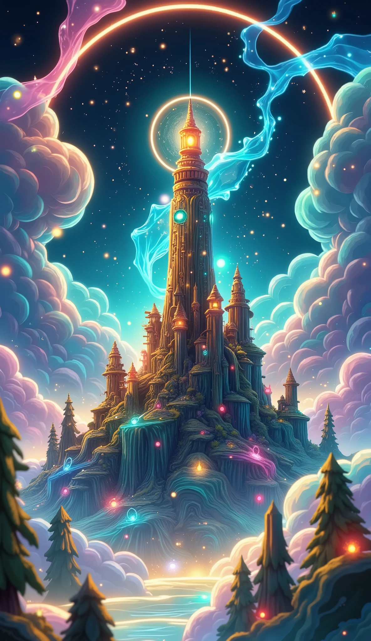 transparency world, convert everything to transparent illumination art, glow line art, super clean, ultimate clear, soft sharpness, fully transparent glow, with transparency applied to everything, Seamless harmony, Stained Glass Effect, a magical transparency land never seen before,