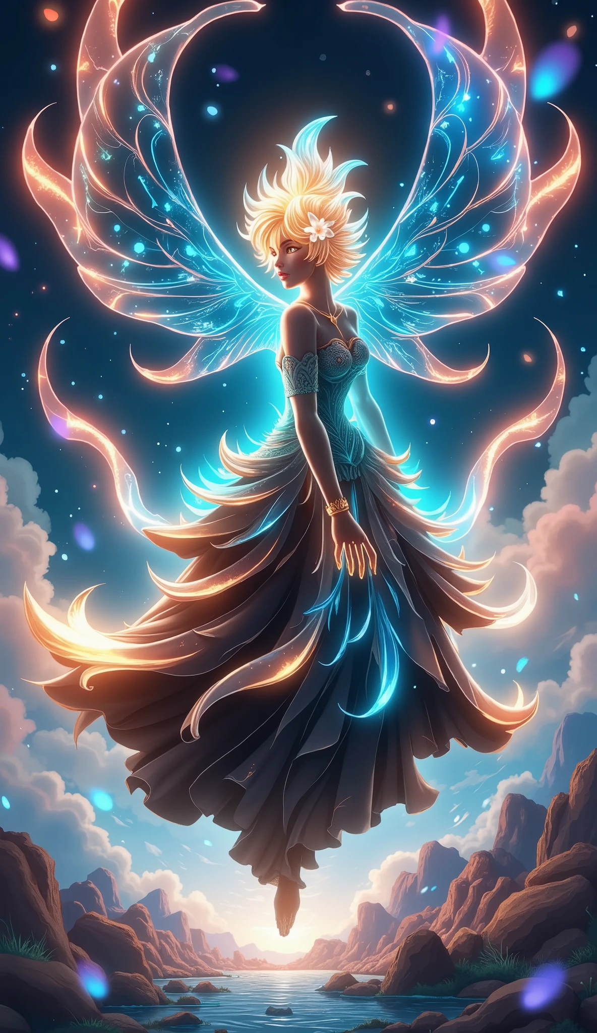Convert everything to transparent illumination art, glow line art, super clean, ultimate clear, soft sharpness, fully transparent glow, with transparency applied to everything