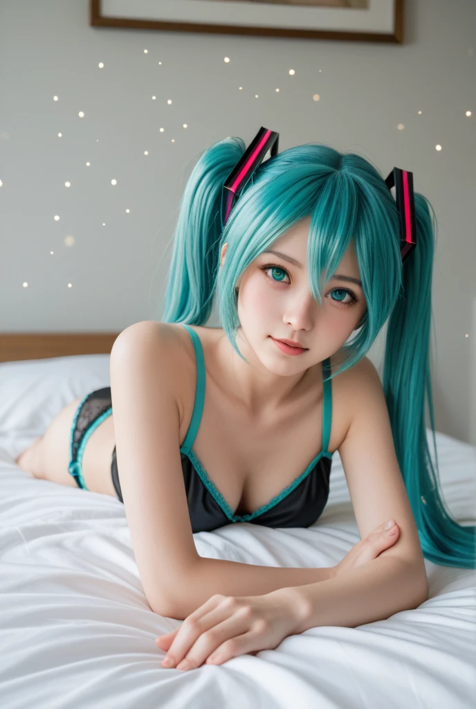 Enlarge her breasts