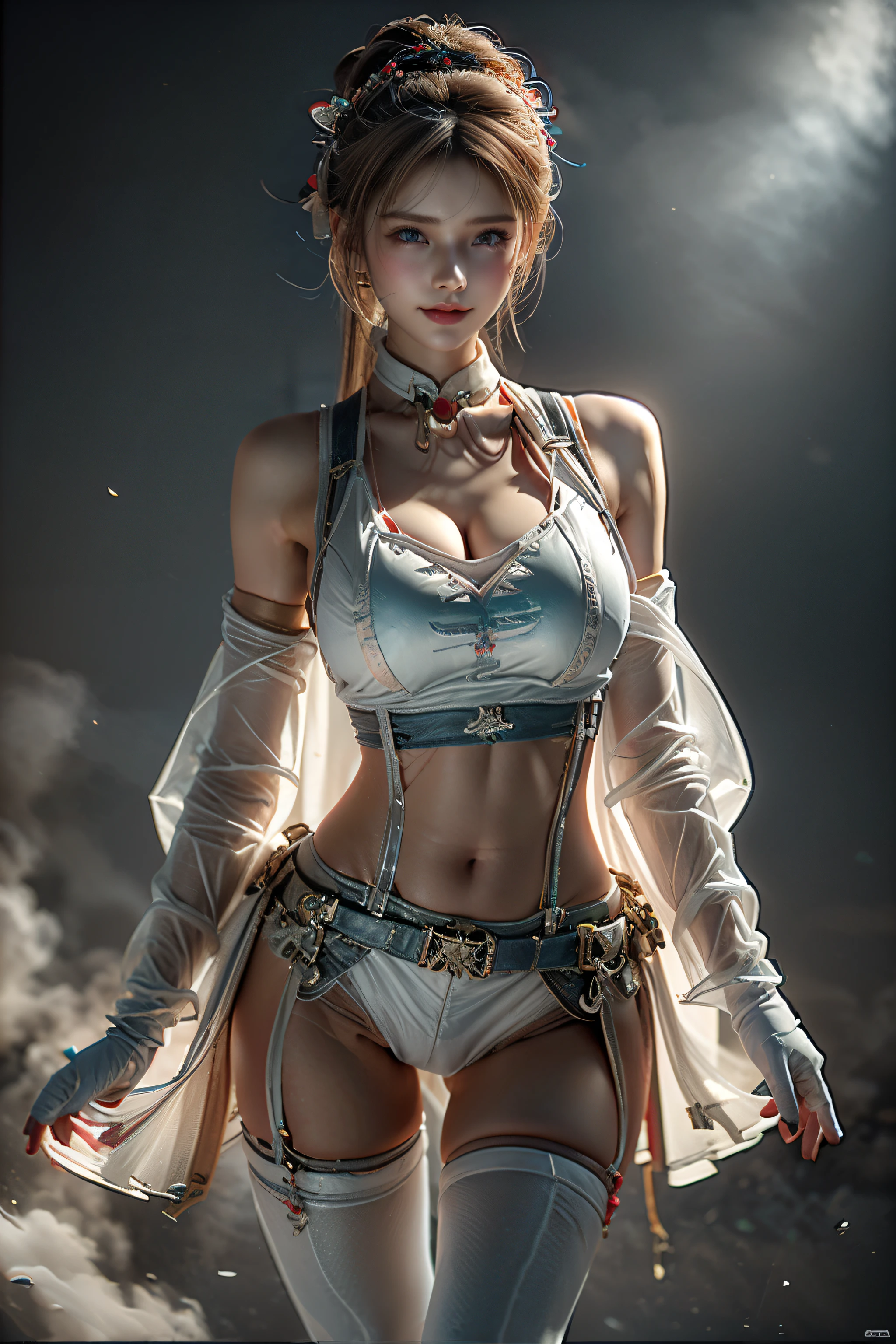 Masterpiece, Highest Image Quality , 最 kampala ,8k,(Bust photo),( portrait),( head close-up),(3-part construction ), Unreal Engine 5 rendering ,
20 year old girl , Short Hair Details , long bangs ,( gray hair), RED EYES ,Close up of a black car parked on an elegant and graceful ,(big, plump breasts ),(Wearing a white coat,Red suspender pants),shut up,Serious yet charming,(scholar), photo pose , Sci-fi Style Lab , white room in the center , lively、belly button、 waistline visible 、
Cinema Lighting, ray tracing , game cg,(( 3D Unreal Engine )), OC Rendered Reflective Pattern , Beautiful Attractive Blonde Woman , wave hairstyle , blue eyes , Moist Strong Eyes , , exposed chest , Bright Pink Rounded Chest ,The skin is very white, Clear Gloss ,Tops_ body on the average, French Transparent Sexy , Mesh Deep V Low Waist Cropped Tights , Ultra Real Nude Camel Toe Shape ,Perfect face and body , Modern Art Nouveau Background , Stunning Youth , Fairy-Like Figure ,
An elegant gesture , Ultra Real Nude Camel Toe ,Highlight clothing details, long full body shot , kampala, Masterpiece, very detailed , textured skin in the city , Ultra HD 8K, Aperture F1/2, Detailed Enhancements,smile、Translucent costume、 Hair Accessories 、No gloves