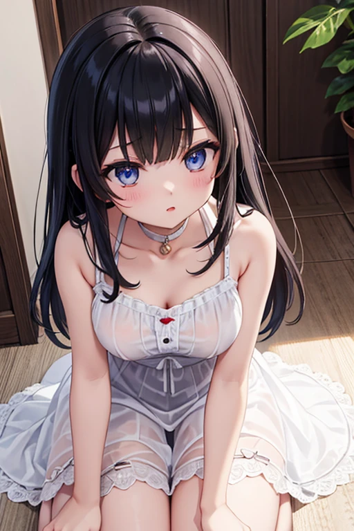 (((((Best Quality, 8K, 32K, masterpiece, 1.2)))),{{solo}},((nsfw:1.5)),{{{Character reference: ToLove Ru's Kotegawa Yui:1.2}}},((perfect beautiful face:1.2)), in love hotel, wearing butterfly dress, netorare, netorare face, spreading pussy with fingers, embarrassed, high quality of vagina, vivid pussy,((a lot of public hairs:1.1)),