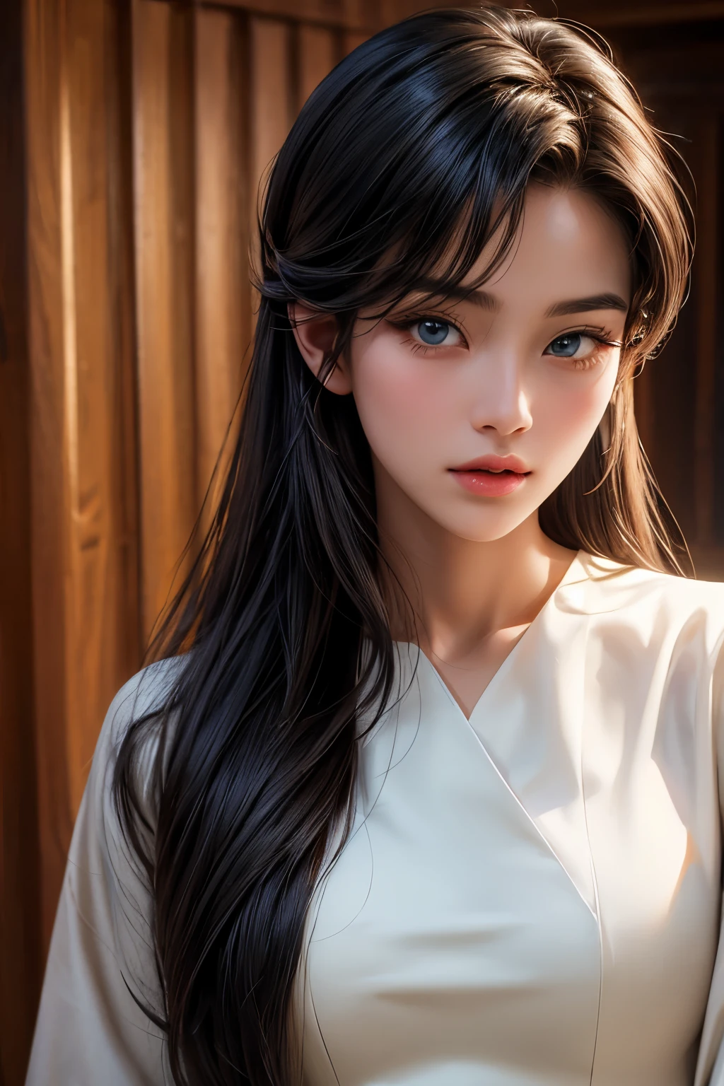 (best quality,4k,8k,highres,masterpiece:1.2),ultra-detailed,(realistic,photorealistic,photo-realistic:1.37),detailed eyes and face,beautiful detailed eyes,beautiful detailed lips,long eyelashes,1girl,Nezuko Kamado posing half-body,cute and adorable,garden background,soft lighting,vibrant colors,anime style