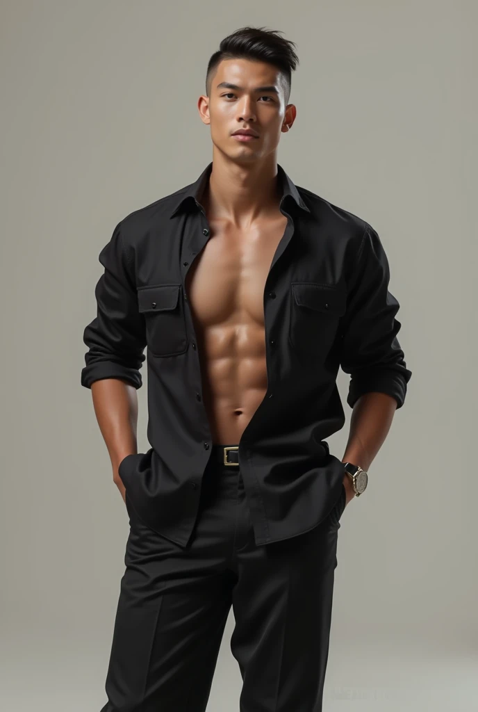 string liquide, Accent mis sur les hommes, Gants, 1boy, seulement, cheveux longs, cheveux bleus, earrings, joaillerie, sinple background, Gants noirs, Eau, Queue, queue de cheval basse, fond gris, Extremely handsome man, (Corps nu), Porter un micro noir minuscule G-string, Mage Longues robes rouges, Simple earring, frange, Cheveux liquides, Impression du ciel,