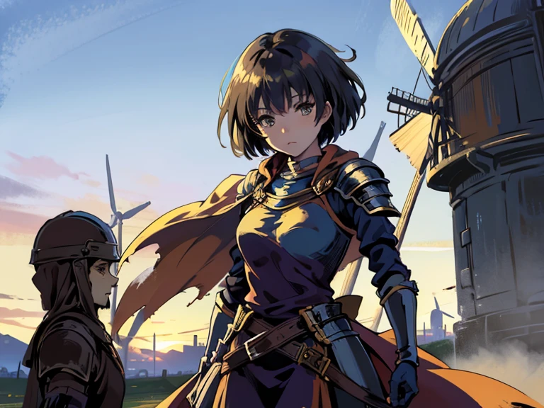 (artwork, best quality, ultra detailed, beautiful illustration), (oil painting:1.4), atmospheric perspective, (Adventure atmosphere, elaborate atmosphere:1.4), depth of field, looking at the viewer, beautiful detailed eyes, 1 girl, (portrait, close-up:1.5), Dynamic pose, dynamic angle, warm smile, (Huge breasts), (outdoor:1.5, grassland:1.5, night:1.5, giant moon:1.5), AeliaVP, diadem, armor, breastplate, shoulder armor, gauntlets, bandages, skirt, panties,
