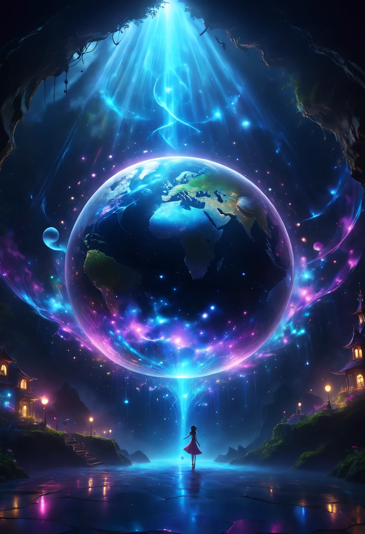 It's a distorted world , it's a taboo existence , it transcends human intelligence , magic breaks natural law, The mind goes beyond the body and faces the abyss , leaving is a magical paradise 。 what lies beyond pleasure and mental destruction 。"Magical Dreamland"