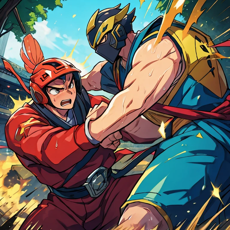 In the world of Valoria, where martial arts are the key to power, The Warriors Tournament is the most anticipated event every decade. In this tournament, Fighters from all regions compete for the title of Grand Champion, a title that grants the winner immense prestige and influence. Hiroshi, a young fighter from a small village, enters the competition with the aim of avenging the death of his master, who was dishonorably defeated in the previous tournament by a mysterious masked warrior. Training tirelessly in fighting styles like Muay Thai, Jiu-Jitsu and Kenpo, Hiroshi teams up with other competitors like Ayumi, a Taekwondo master, e Kenji, a sumo wrestler seeking redemption for his past. During the tournament, they face formidable opponents, each with their own style and reason for fighting. With every fight, Hiroshi learns more about honor, friendship and the true meaning of strength. As he approaches the final, the identity of the masked warrior is revealed, forcing Hiroshi to face not only his enemy, but also the demons within yourself. Only with courage and determination can he triumph and restore the honor of his master and his village..