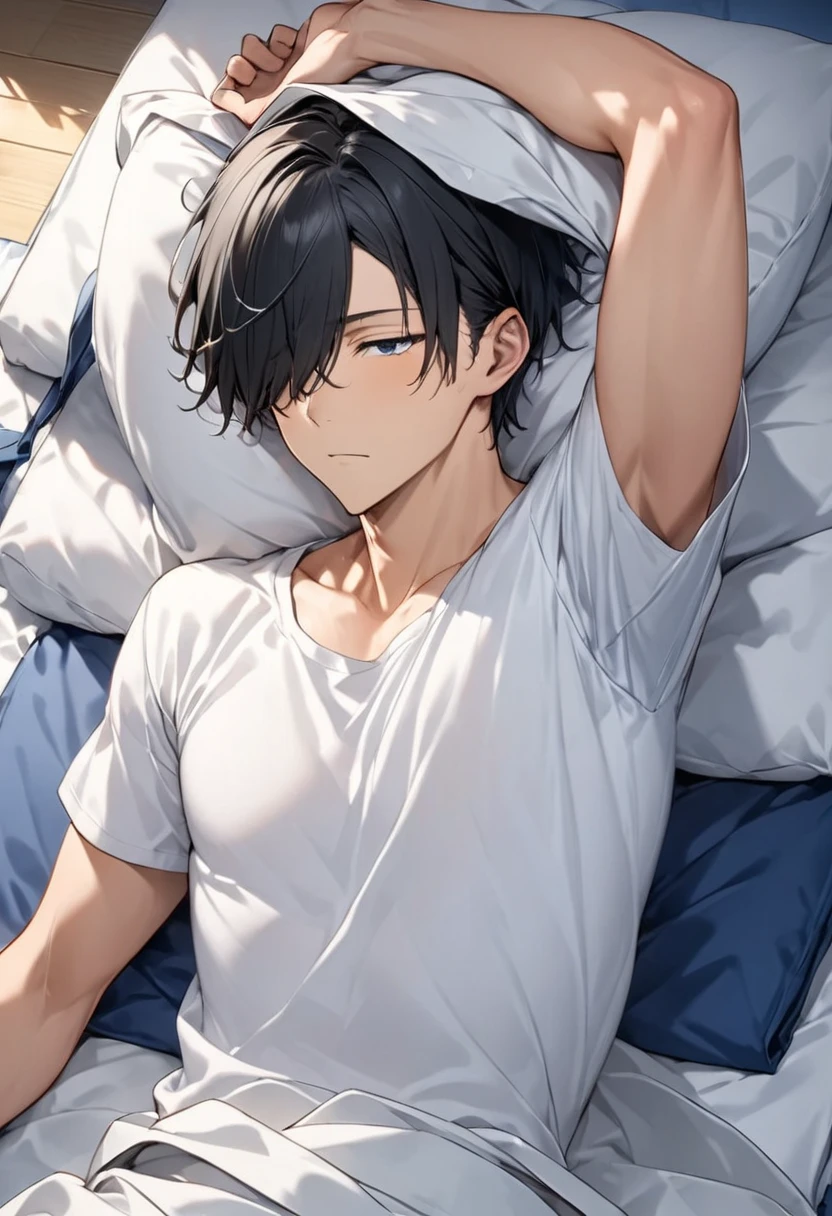 A male student, TS value, is forced to have sex with a girl with short black hair and modest pubic hair who is crying and groaning, and the girl's blouse is torn open to reveal her bra and panties.、Standing posture