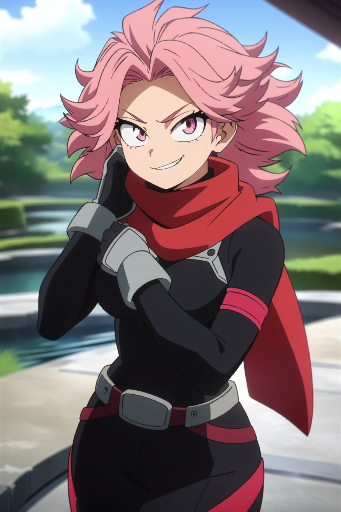 a cartoon of a woman with a glove on her hand, female protagonist 👀 :8, high resolution commission, (SFW) Insurance for work, Pose Rudo, cel - shading art style, oc commission, valorant jett, androgynous vampire, anya from the spy family x, High quality fanart, Full length portrait of a short!, unknown art style