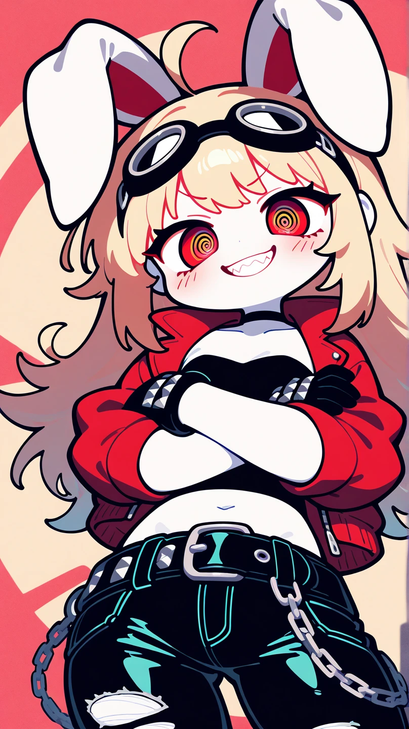 Punk Rabbit Girl (wicked smile)