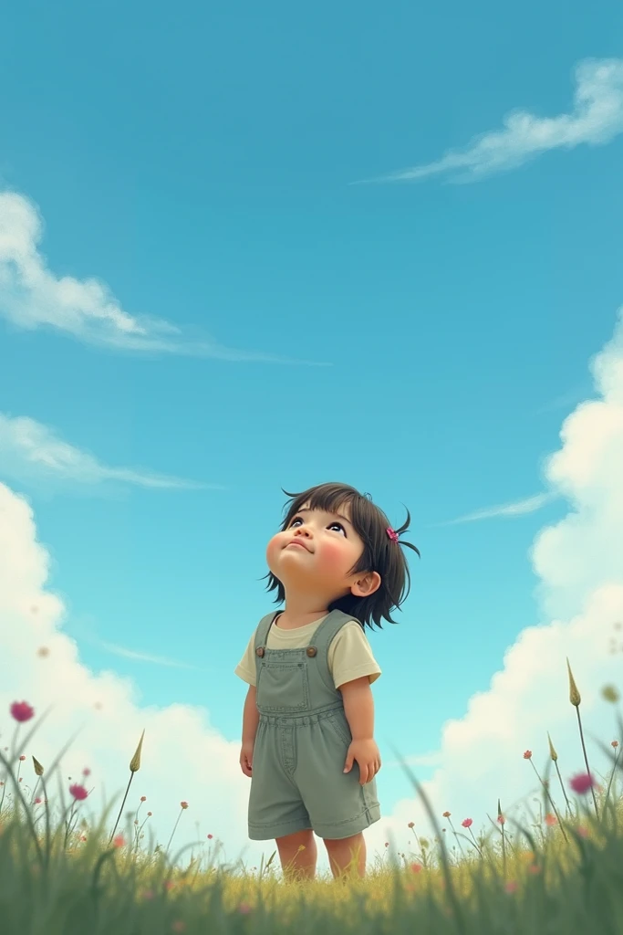 (1boy), solo, 3yo_boy, hair(black, messy, long-hair), photo(close-up), little-smile, wearing(long-toga), (FULL BODY, CHIBI), background(heaven, cloud), (blurry_background:1.5), (photorealistic, absurdres, best_quality:1.5),