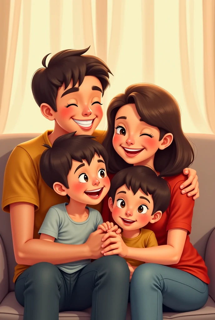 Gay Family with  twins daughter 