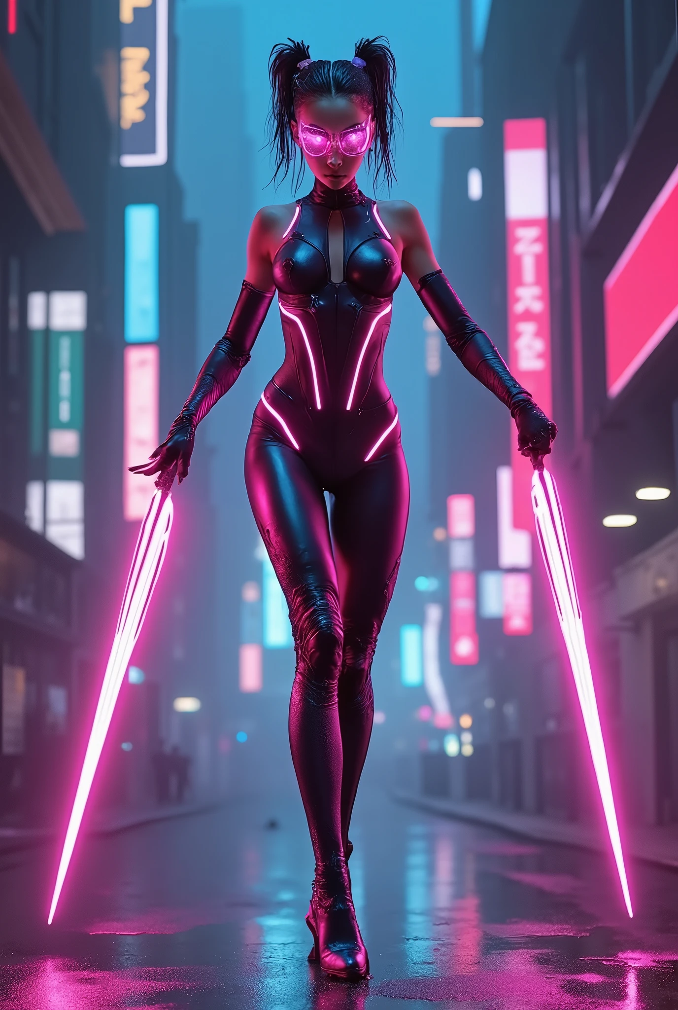Neon blade dancer actor 