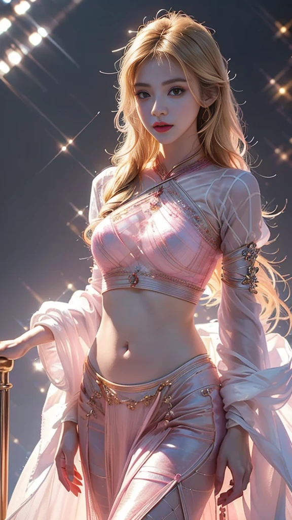 standing, STANDING UP, thong panties, Sexy Bra, BLUE PANTIES WITH GOLDEN THREAD, BRACELETES DE METAL, GOLDEN THREAD IN THE PANTIES, (work of art,Maximum quality,best qualityer,offcial art,comely and aesthetics:1.2),dreAmwAve,harajuku_mon,ANDROID,smoke,aesthetics,vortex,2d_harajuku,comely woman,(chic:1.2),arte flactal,(Zentangle:0.5),colorfully,Crystal,gold.,(sexly),Tuuli,tempest,backlight,Eclipse solar,long hair,vogue,Depth of field,translucent,floating, Create a digitl art work in pop art style, featureing a vibrant and confident woman with bold makeup and colorfullyl fashion, cinematic color scheme, surrounded by abstract flower patterns, energetic brushstrokes,the climate must be dynamic.estilo wtrcolor, (Pink) digitl art, offcial art, blown by the Tuuli, work of art, comely, ((water colour)), ink spatter, intricate detail. great detail, [gotejamento:0.7], trends on ArtStation, Raquel Walker, 1womanl，milf，plumw，extremely large chest， only，（Background with：ponds，cherry forest，Lotus flower）Lie down under d&#39;water， Ela tem cabelo Pink curto，seen from the front，， almost cloudy sky，detailed back ground，comelys olhos detalhados，shiny pupils，eyes black，Pele branca como a neve，Redlip（Very fine and comely），（camel fingers，Desire for dissatisfaction，facade，just ，jewerly，choker，bracelet，Bordado em fio de gold, (sensuous), standing, STANDING UP, thong panties, Sexy Bra, BLUE PANTIES WITH GOLDEN THREAD, BRACELETES DE METAL, GOLDEN THREAD IN THE PANTIES
