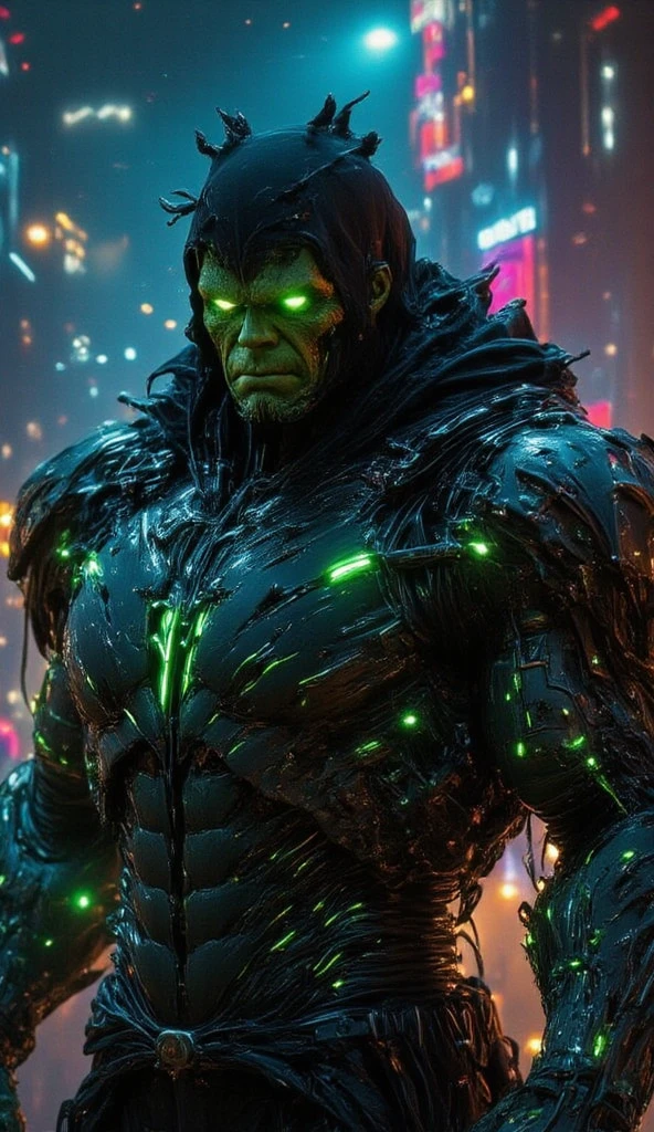 GlassRay, in made entirely of glass, Masculine Techno Male, Very wide view, stylized by Peter Mohrbacher, Solarpunk Art, Reflected light, Polychromatic, arthouse, concept art, guy, fractal, reflective light