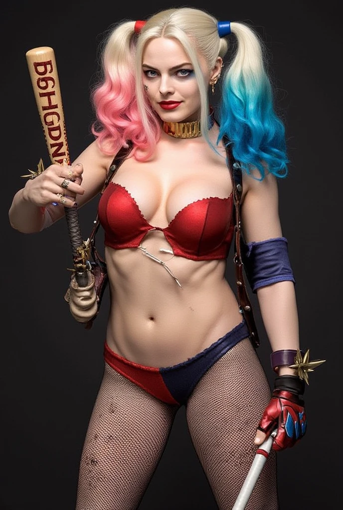 A real unique high definition tattoo of the most beautiful Harley Quinn ever completely naked and covered from head to toe with tattoos. Never before seen or created and the absolute best realsim