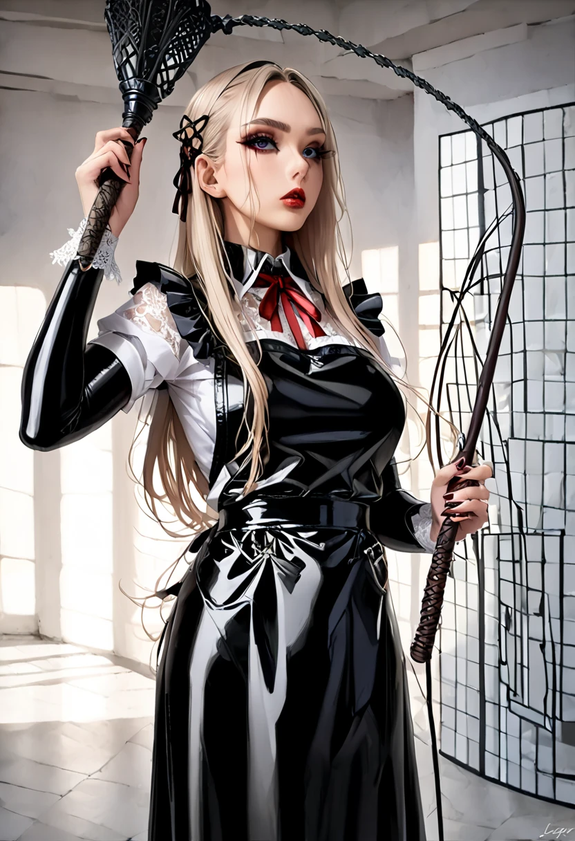 ((Full body photo, standing, on the floor)) Full body shot, Harley Quinn, stand up, in the Metropolis