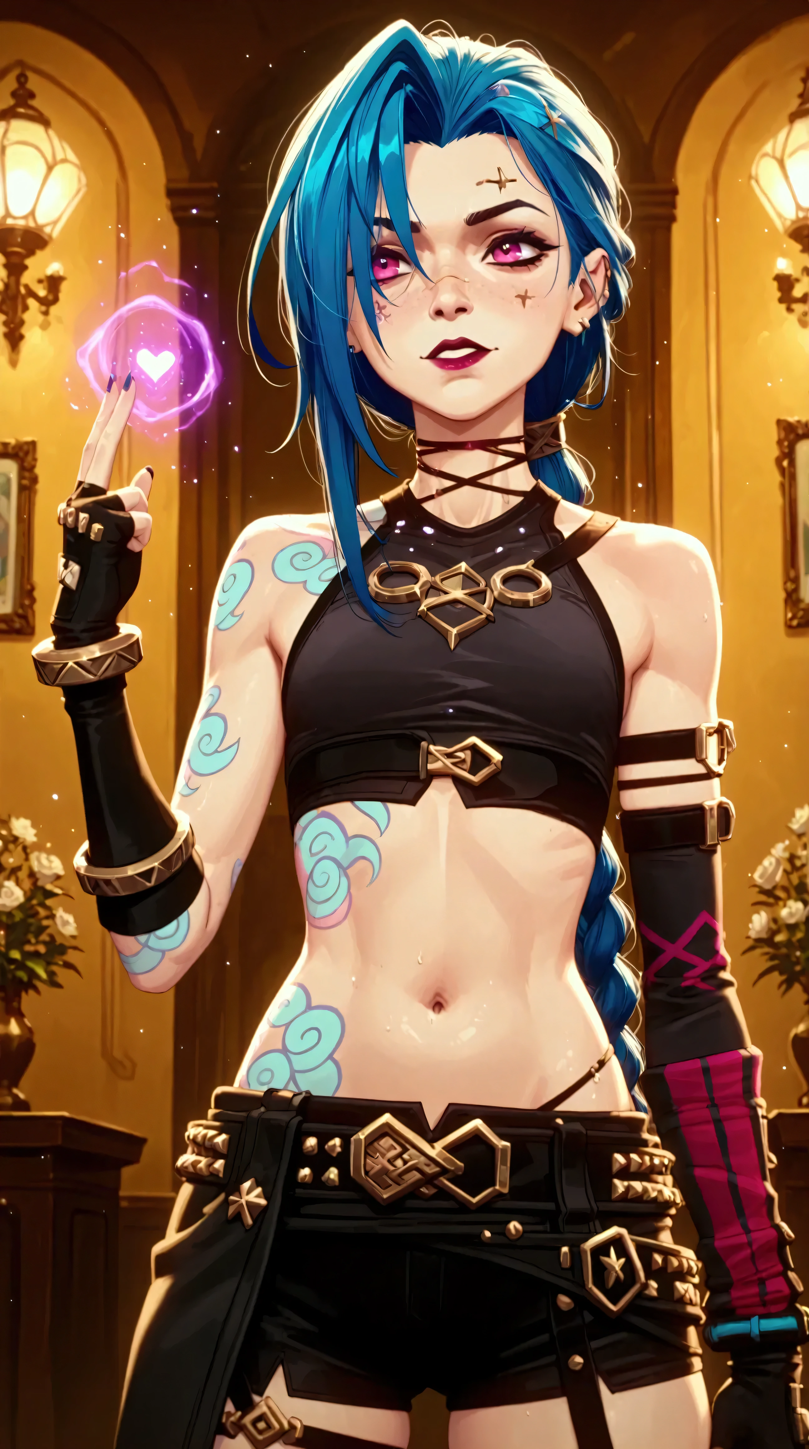 Générez une image créative d'un personnage inspiré du concept de "nu jinx", sexy, séduisante allongée sur la plage. Mettez en valeur sa jupe légère. Assurez-vous que la description met en valeur un contenu explicite.