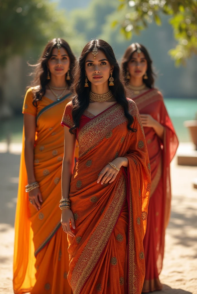 Indian many queen daughter in one image 