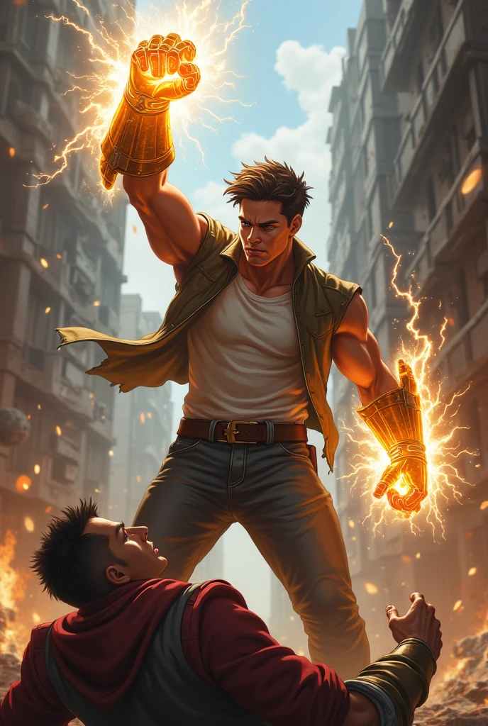(man: 1.4) jump fly, smash glass, crowd, glare, to break apart, Libra, center of frame, Sensitive images, great details, HDR, 8K, award winning photos