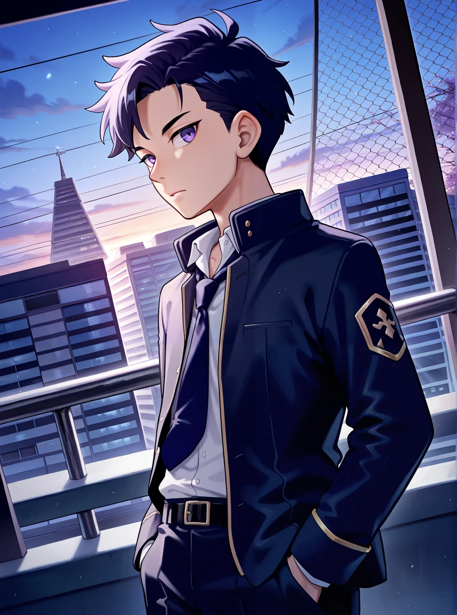 Age 18, Rebellious boy, Frontal