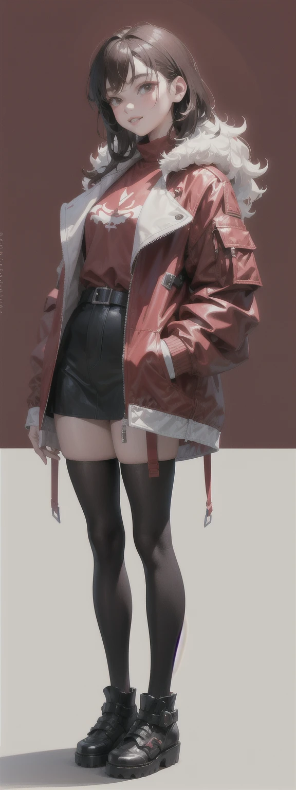 full body, 1girl, black hair, red eyes, large breasts ,hoodie, wallpaper, dark lighting, tall, big thighs,