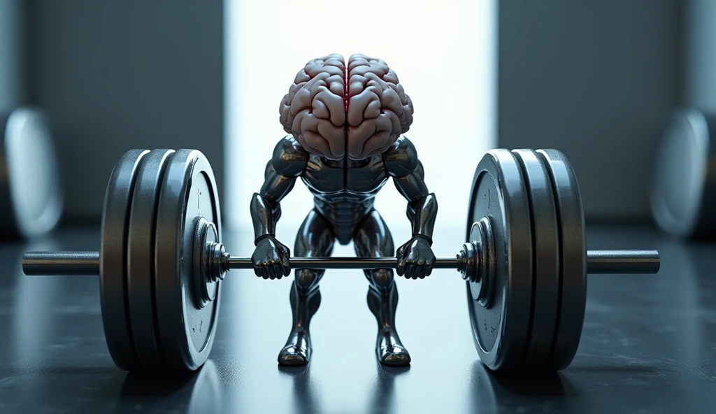 Brain lifting weights