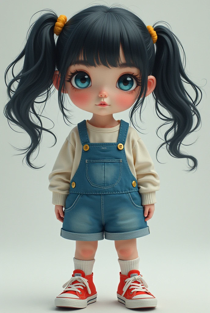 Realistic、Photo of a collaboration between dolls and robots、Comical pose、Cute Shoes