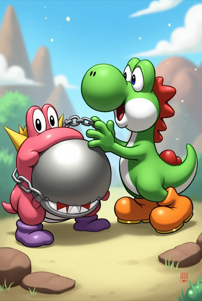 (feral green yoshi), human male, score_9, score_8_up, dream prompt:score_9, beautiful, detailed cute face, blushing, shocked expression, reverse cowgirl position, looking surprised, looking back, crying, grabbing butt, looking down, forest, male/female, after sex, crying, aftersex, huge gaping vagina, leaking, leaking vagina, cum, impregnation, screaming, sobbing, ((closed eyes)), gaping, huge penis, saliva, pov, spread pussy
