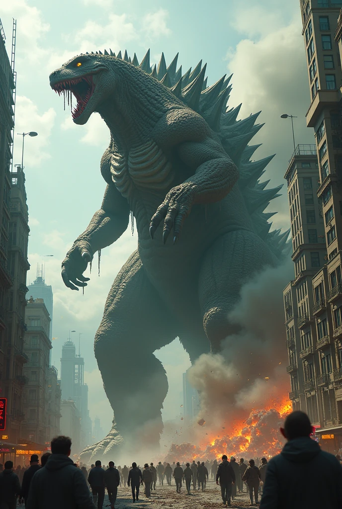 When an ancient egg from the Jurassic period was dug up in a construction site, MAT was called to the scene to dispose of the egg but with no success, after one of the members shot it with a ray gun, he declared it an oddly shaped rock. As MAT left to deal with Gudon, the egg was buried again by the construction crew. Shortly after, the egg increased into near Kaiju size and erupted from underground in the middle of Tokyo. Soon enough, the egg hatched and revealed the monster Twin Tail, who began to rampage in the city. Go transformed into Ultraman Jack to confront the monster, and the two had a long and difficult fight. Suddenly Gudon emerged from underground, confronting Jack and his arch rival. Outnumbered and weakened, the two monsters were too much for Jack to handle, who had no choice but to retreat. With Jack out of the way, Twin Tail and Gudon viciously collided. The victor however was never solved as the two monsters separated for the time being.