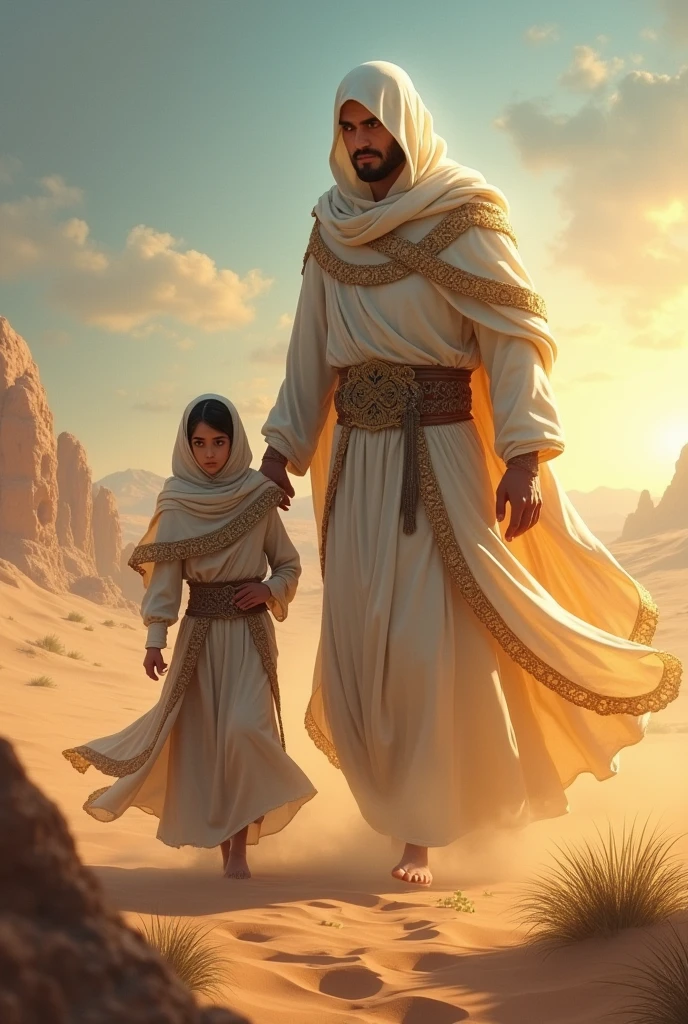 the Middle East, guerreiros antigos lutando, Arab, hebreus, Biblical character, Bible, guerreiros, deserto, estilo realista
