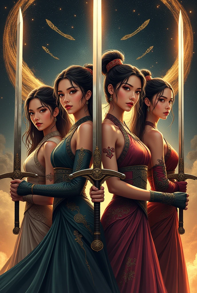 Queen Athena and her golden shield